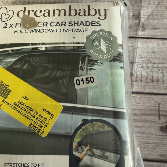 Fitover Car Window Sun Shades for Baby Stretchable Window Covers- 2 Pack, Black - Picture 7 of 7